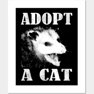 Adopt a cat Posters and Art